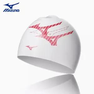 MIZUNO 미즈노 성인 남녀공용 실리콘 수영 모자 실내수영장 수모 강습 초급 자수 교정