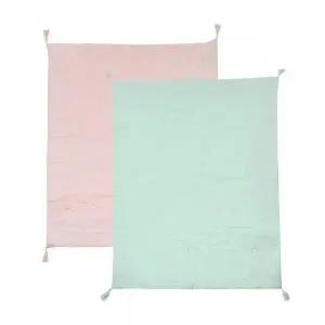 [아가방][더센트럴] 아가방 여름 테슬거즈이불(PINK,MINT)_01S064004
