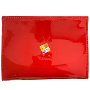 입생로랑 스몰 바이닐 레드색상 유광 파우치