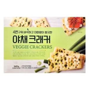 4번 구워 바삭한 - 대파향 야채 크래커 340g 홈플러스
