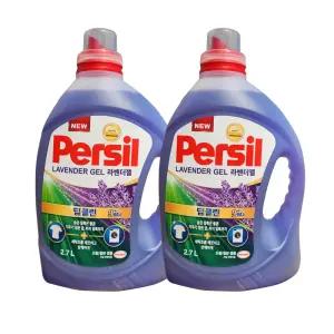 헨켈 퍼실 라벤더젤 플러스 액체세탁세제 일반드럼겸용 2.7L 용기 2개