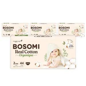 보솜이 기저귀 리얼코튼 오가니크 밴드 소형 44p 4팩