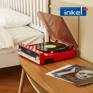 인켈 IK-C5070LP 올인원 LP 턴테이블 플레이어 블루투스 스피커 오디오 CD플레이어 라디오