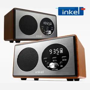 인켈 IK-BT31 휴대용 무선 블루투스 스피커 라디오 알람 시계 USB재생 C타입