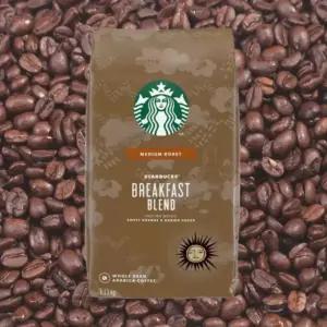 스타벅스 원두 브랙퍼스트블렌드 홀빈커피 1.13kg 미디엄 로스트