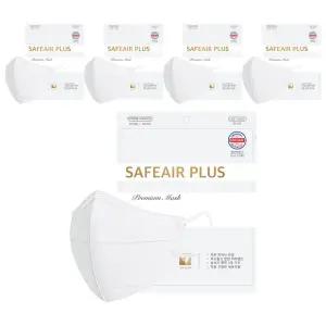세이프에어 플러스 새부리형 황사 방역 마스크 대형 KF-94 화이트 10매입 화이트 5개