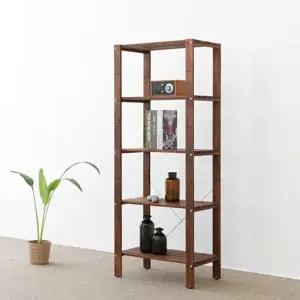 원목 선반 거실 다용도 선반장 진열대 5단 랙 (WFJHIWS)