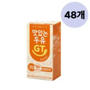 남양 맛있는 두유 GT 달콤한맛 아침 간식 190ml 48개