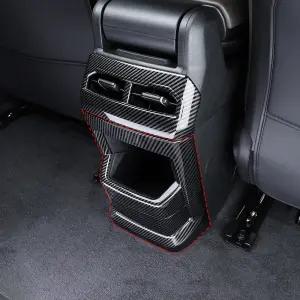 EV4 튜닝 용품 2열 송풍구 커버 카본 몰딩