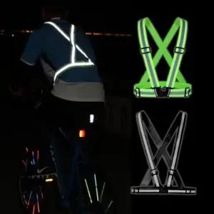 엑스반도 조깅 라이딩 야광 안전 형광 조끼 야광안전조끼 교통안전 빛반사 안전조끼 야광조끼