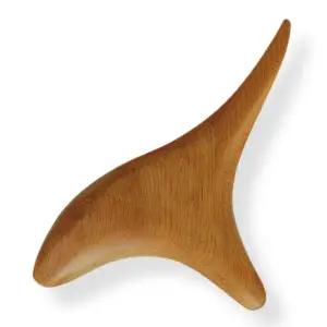 나무괄사 지압봉 까치봉 종아리 나무괄사 지압봉 마사지기 안마봉 삼각봉