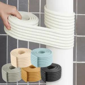 2개1세트 수도 배관 보온재 파이프 수도관 에어컨 단열재 테이프 호스 동파방지 방음 단열 커버 보온 덮개