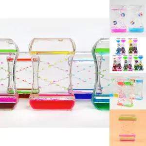 스트레스해소 사각 오일타이머 인테리어소품/가정/물방울/타이머/오일멍/오일/모래/시계/젤리멍/젤리/과학