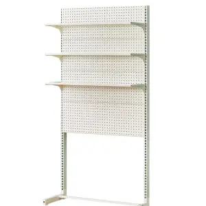 벽고정 조립 가정용 2p 진열 선반 침실 바닥 단품 블랙 고정