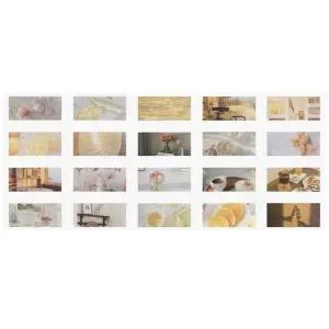 [하프클럽/]플래너스티커 PET 감성 풍경 스티커 티타임