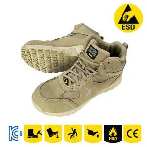 세이프조거 6인치 ESD 제전 작업화 정전기 방지 안전화