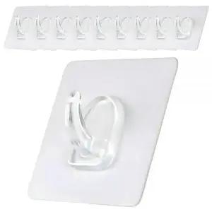 리빙홈디테일 접착식 부착 후크 투명 10개