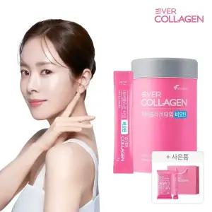 에버콜라겐 타임비오틴 30포, 1개+증정(에버콜라겐 타임 10일분+쇼핑백)