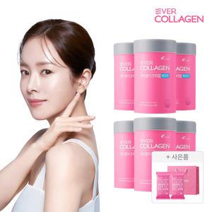 에버콜라겐 타임비오틴 30포, 6개+증정(에버콜라겐 타임 10일분, 3개+쇼핑백)