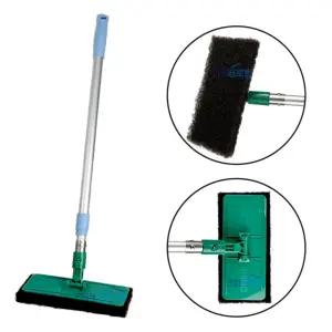 라이노 사각홀더 밀대 걸레 세트 바닥 청소 수세미 찌든때 제거 탈부착 다용도 청소봉