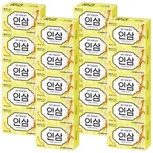 동산 인삼비누 90g x 20개 / 세수 세안 샤워 클렌징 핸드 비누