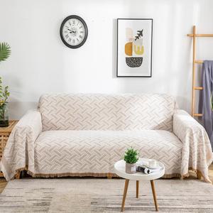 IVI 러브시트 커버 담요, 팔걸이가 있는 2인승 소파용 면직 리버서블 미끄럼 방지 쿠션 커버, 거실 러브시트 가구 장식 미끄럼 방지 커버 개 고양이용 보호대