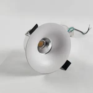 LED 안도 호른 COB 다운라이트 타공75mm(3인치) 12W 집중형 매입등 슬림테 움푹 매립등