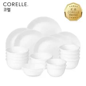 저스트화이트 한국형 6인 22P 원형 홈세트