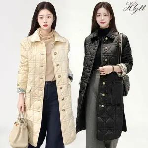 [헬리꽁땡] 클래식 라임 롱패딩(색상선택)