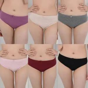 (이노비아)면스판 7color 미디 여성 삼각팬티 WB8DF6F