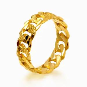 [한국금다이아몬드] 순금 24K 반지 체인 듀얼 컷팅 3.75g