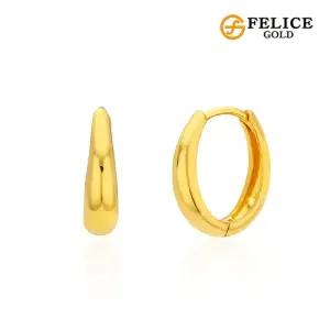 [펠리체골드] 24K 순금 베이직 귀걸이 3.75g