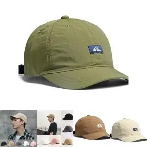 (올리브) 히피풍 빈티지 쇼트 캡모자/볼캡/모자/캡/남자/야구/남성/챙짧은/패션/짧은챙/숏캡/커플/캐쥬얼