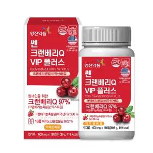 영진약품 쎈 크랜베리 Q VIP 플러스 여성 요로건강 600mg