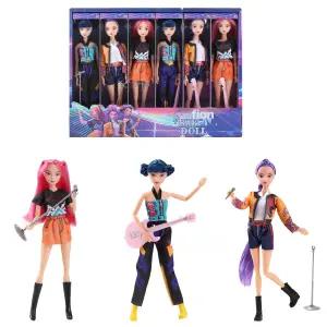 케이팝 데몬헌터스 바비 인형 선물 여아 루미 캐릭터 조이 관절 미라 놀이 애착