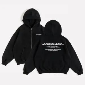 어바웃스탠다드 트루에센셜 오버핏 투웨이 후드집업 특양면 쭈리 피그먼트 기모