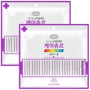 강아지 츄르 데이스포 케어츄르 오리+닭(관절건강) 30p X 2개