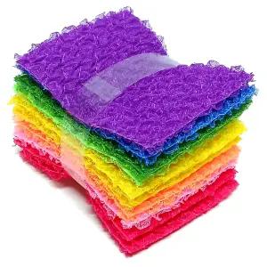 무지개 광수세미 (10매) 레인보우 다목적 다용도 업소용 주방용 무지개수세미 (1254)