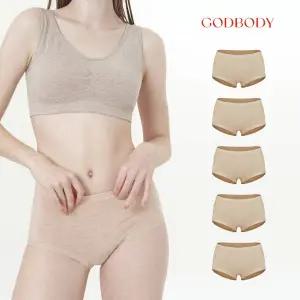 [아쇼라단독]갓바디 렌징모달 심리스 FREE 안착팬티 5종 (스킨)