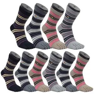 [아놀드파마] 10켤레 더블쿠션 여자발가락양말 장목 BAL004