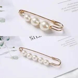 [하프클럽/]진주브로치 브로치블라우스 세트 옷핀 오픈방지 한