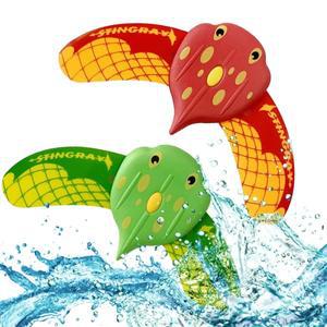 몽테조이 Mobula 수력 악마 물고기 장난감 여름 파티 물 게임 수영장 수중 글라이더 야외 홈 아이 선물
