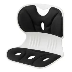 바른 자세 교정 의자 척추 교정 등받이 좌식 의자 블랙 J691