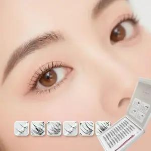 예쓰안나 1초 원터치 노글루속눈썹 대용량 투명라인