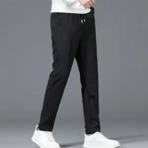 남성 4컬러 허리밴딩 베이직 아웃도어 팬츠