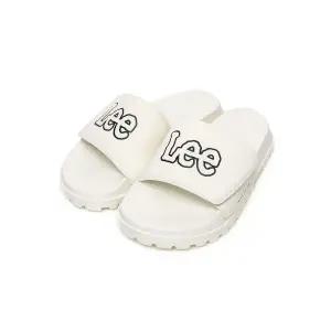 LEE 트위치 로고 밸크로 슬라이드 아이보리 LE2601SE02IV 124376