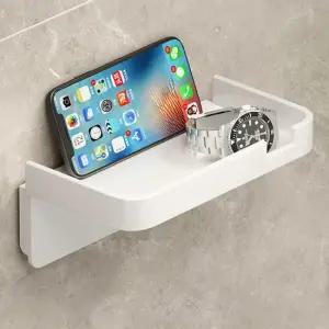 무타공 화장실 욕실 수납 거치 휴대폰 선반 욕실선반 휴대폰거치대 N972-O