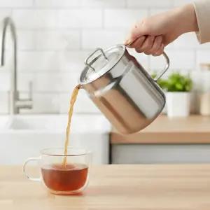 더화이트 스텐 케틀팟 2L / 주전자 거름망 멀티 냄비