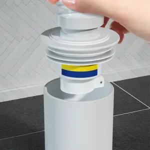 배관용 실리콘 하수구트랩 베란다 세탁기 냄새제거 배수구 커버 캡 75 80mm L713