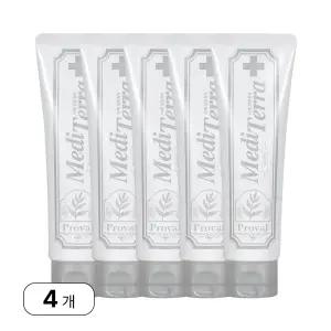 닥터대니 메디테라 미백치약 특허성분함유 화이트닝 구취제거 충치예방 4개입